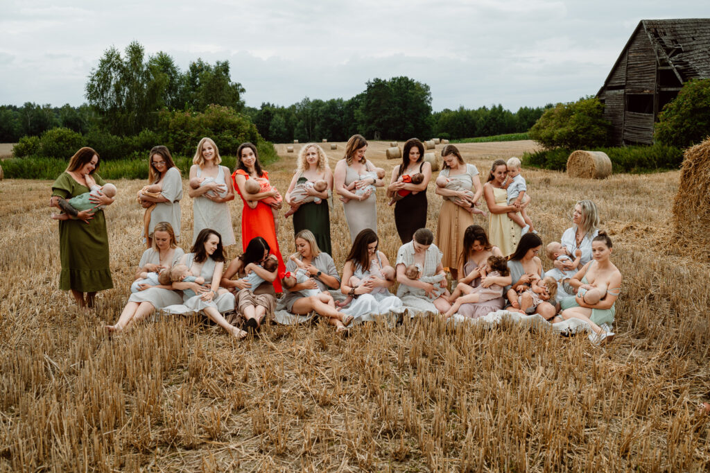 grupowa sesja karmienia piersią, promowanie karmienia piersią, Brodnica